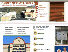 Tablet Screenshot of missionroadministorage.com